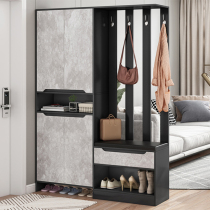  Entrance cabinet Living room screen partition cabinet Shoe cabinet coat rack integrated modern simple double-sided entrance hall Entrance hall