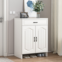 European-style shoe cabinet household door simple modern small apartment balcony cabinet locker large capacity shoe shelf