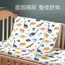 Urine-insulating cushion breathable baby pure cotton baby waterproof washable newborn child washed kindergarten bed linen diaper winter