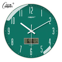 Kangba fashion wall clock living room silent modern clock home bedroom wall watch personality creative simple quartz clock