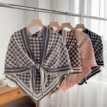 Air conditioning room shawl with a triangle towel in summer with skirt small shoulder shoulder and neck office spring and autumn thin
