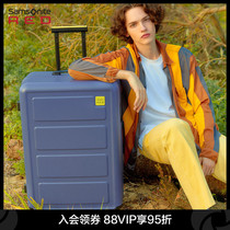 Samsonite Samsonite trolley case environmental protection suitcase DIY fashion large capacity luggage 25 inch HG1