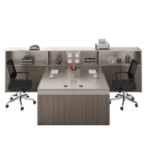 Staff station office desk and chair combination modern simple double 46 screen partition card holder financial desk office