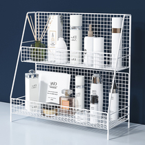 Cosmetics storage box desktop storage shelf skin care dressing table dressing table student dormitory table rack