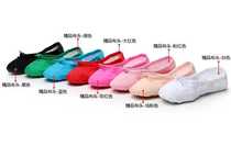 Soft-soled dance shoes Summer men and women children young children ballet practice yoga shoes adult cat claw shoes dancing shoes canvas