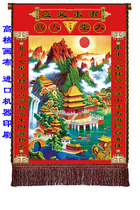 Sambo Buddha Yuan Pavilion New design Exclusive Red Mountain Water Pavilion Xianjiatang single picture HD design Store manager recommended