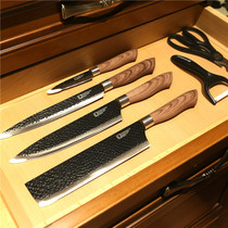Korea boxed titanium body surface nano non-stick coating Home kitchen knife 6-piece set gift good products