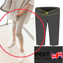 UK Next kiss pregnant woman Bottoms Pants Seven pants Summer thin Pregnant Woman Pants Summer Low Waist Pure Cotton Shorts
