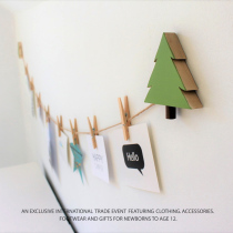 Nordic style wall hanging clip childrens photography kindergarten childrens clothing store wall decoration hanging clip