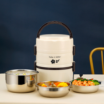  New hot sale electric lunch box insulation can be injected with water and plugged in to heat cooking and cooking meals artifact pot office workers portable
