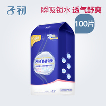 Early pregnancy anti-overflow pad Disposable breast overflow pad Maternal anti-overflow and anti-leakage milk pad milk stickers can not be washed 100 pieces