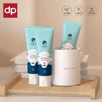 Dipuai childrens toothpaste fluoride-free mothproof can swallow 1-3-6-12 years old probiotic baby toothpaste toothbrush set