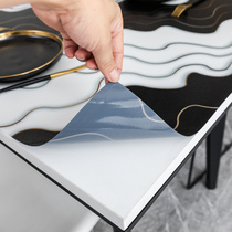 Tablecloth waterproof and oil-proof disposable PVC Nordic table mat household tablecloth table mat student desk mat insulation