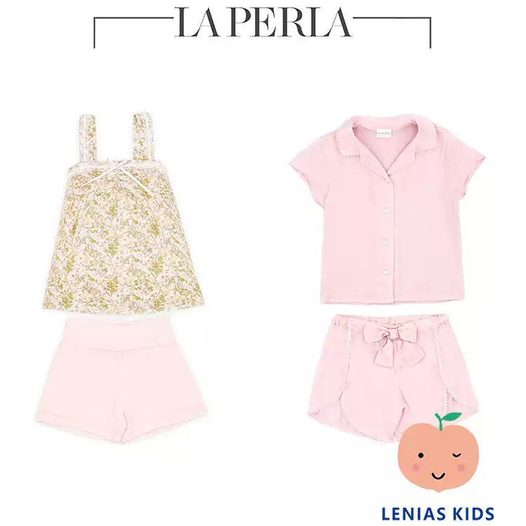lenias LN家 LA perla 22SS春夏 女童 夏日可爱居家套装