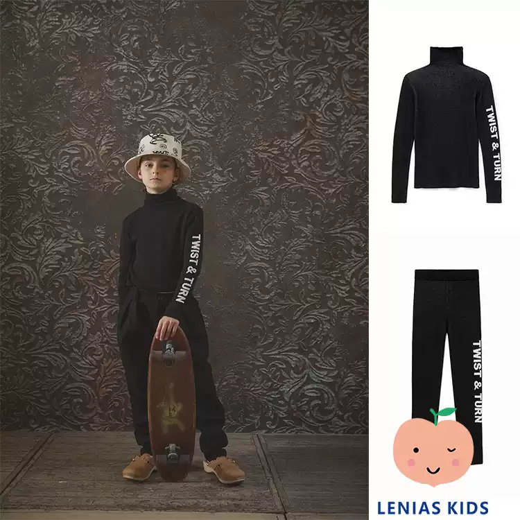 lenias LN家LCF21AW秋冬 ins潮全棉字母印花休闲套装