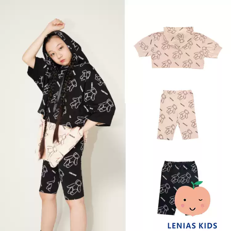 Lenias LN家 日本unionini 24SS春夏 小熊卫衣+自行车裤
