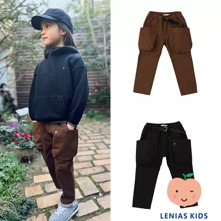 Lenias LN家 日本FITH 23AW秋冬 时尚百搭 口袋工装裤