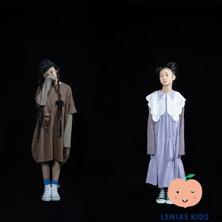 lenias LN家 UNIONINI 21SS春夏百搭条纹卫衣+吊带裙