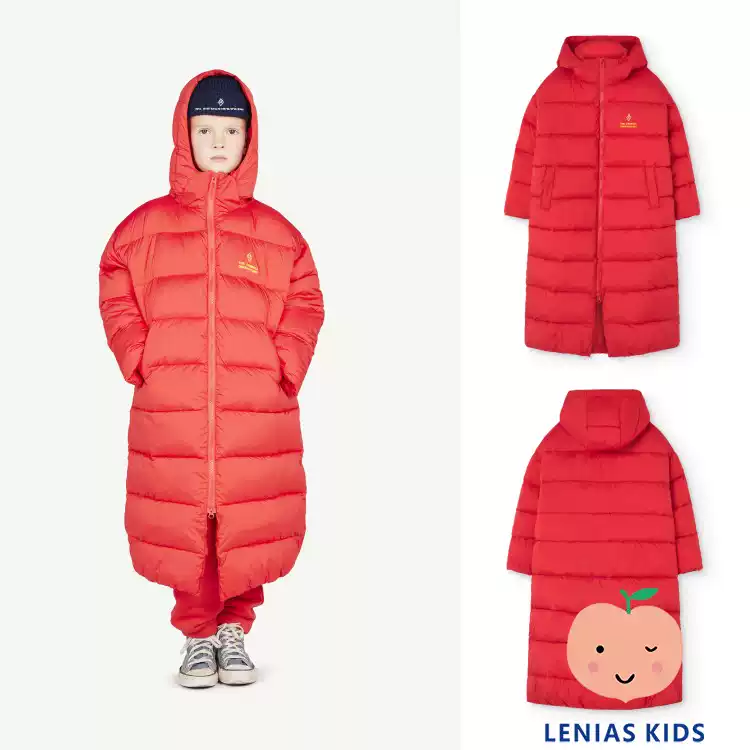 Lenias LN家西班牙 TAO24AW秋冬 新年红长款加厚棉服外套