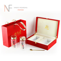 New Double Bottle Packaging Box American Ginseng Dendrobium Fengdou Flower Ginseng Dendrobium Flower Ginseng 500g200 Ke High-grade General Gift Box