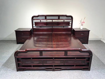 Fu Liantian Furniture Ming and Qing Classical New Chinese Zambia Blood Honolulu High and low bed