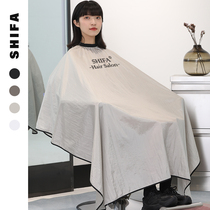 Wai hair salon special non-stick hair net red hairdressing high-end special custom barber shop hair cutting hair shave cloth