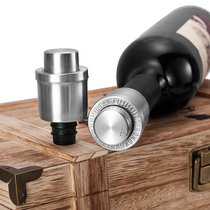 Wine stopper Vacuum stopper Stainless steel wine wine stopper bottle cap Wine stopper sealing stopper idea