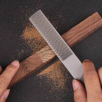 High quality 8 inch four in one steel wood file semi - round plate woodworking clamp - fitting multi - functional file