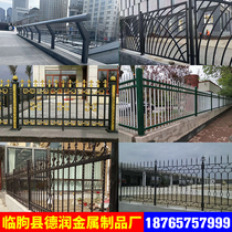 Iron Art Guardrails Fencing Hot Galvanized Fence Factory District District School Yard Wall Road Isolation Bar Cast-iron Railing Wall