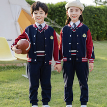 Kindergarten autumn garden clothes sports Spring School class uniforms three sets of shirts school uniforms set performance uniforms