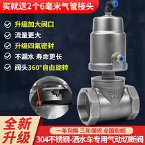 Sprinkler modified stainless steel pneumatic shut-off valve Pneumatic ball valve Pneumatic shut-off valve DN502 inch inner wire valve