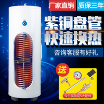 Double coil copper stainless steel insulation pressure water tank energy storage hot water tank boiler solar heat exchange water tank
