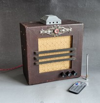 Good use of the Cultural Revolution 60s old antique radio wooden speaker audio has been modified Bluetooth speaker