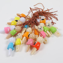Push small gifts luminous keychain whistle led pendant Luminous flash Night market stall goods micro-business scan code