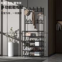 Shoe Rack Subdoorway Iron Art Simple multilayer Home Dormitory Clothes Hat Rack Shoes Cabinet Rental room Shenzhener Contained Shelf