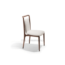 New Chinese solid wood to negotiate table and chair combination modern light luxury building hotel chair template room chair