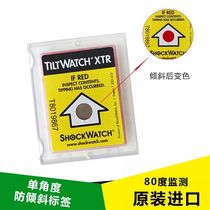 Original Tiltwatch XTR anti-tilt label 80 degree anti-inverted label Logistics transport label anti-dumping