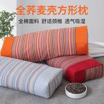 Summer Buckwheat Pillows Buckwheat Leather Old Coarse Cloth Pillow Core High Pillow Single Home Cervical Spine Student Dorm Room With Sweet Bitter Buckwheat