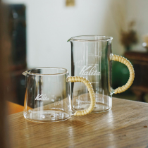 Japan KALITA joint GSP limited coffee sharing pot hand-brewed coffee utensils glass with scale hand-brewed pot