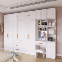 Wardrobe Modern minimalist home bedroom with dressing table cabinet furniture corner integrated multifunctional combination cabinet wardrobe