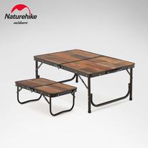 Naturehike mobile deer wild outdoor folding table portable aluminum alloy foldable picnic barbecue small table