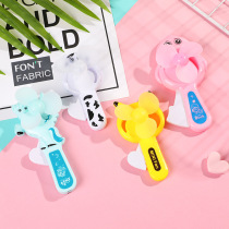 Summer cool cartoon hand pressure fan mini portable children's cute small fan manual June 1 children's day prize