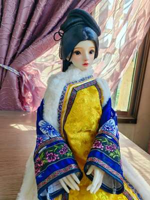 taobao agent BJD Waqing Banner is a long vest, 3 points, 4 minutes, 6 points, baby will win the flag to make the flag, the flag is equipped with long vest