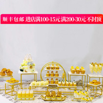 Simple buffet cold dinner tea break display stand dessert table decorative ornaments European creative pastry rack