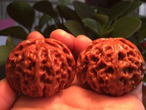 Wenwen walnut wild small large size boutique hemp walnut handlebar old tree Nanjiang stone toad head gate pier