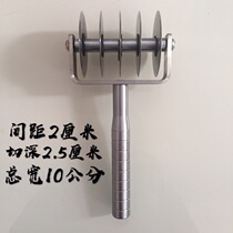 Fritter knife Commercial cutting fritter surface manual roller knife