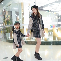 Oh Mummy Chaochio pro-son Fried Street Spring Plaid dress Dress Damp not the same girl Spring and Autumn Mothergirl Dress