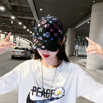 Tide brand French custom baseball cap female new Korean version Joker cap M letter printing Fashion Net Red Hat