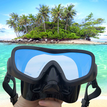 Taiwan vdive mirror mask goggles snorkeling Sanbao mirror snorkeling snorkeling tube set scuba deep diving equipment