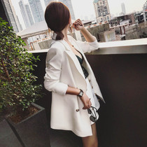 Autumn 2021 New Hong Kong style suit female retro chic two-piece professional suit female small suit jacket tide